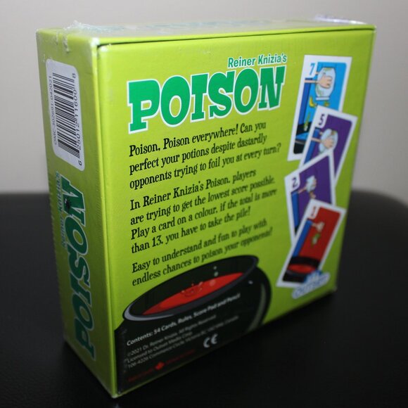 3/55❤️new sealed Reiner Knizia's POISON card game👑🛡️Ages 8+ 👑🛡️Outset Media - Picture 5 of 10